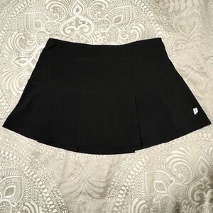 Prince Pleated Black Tennis Athletic Mini Skirt